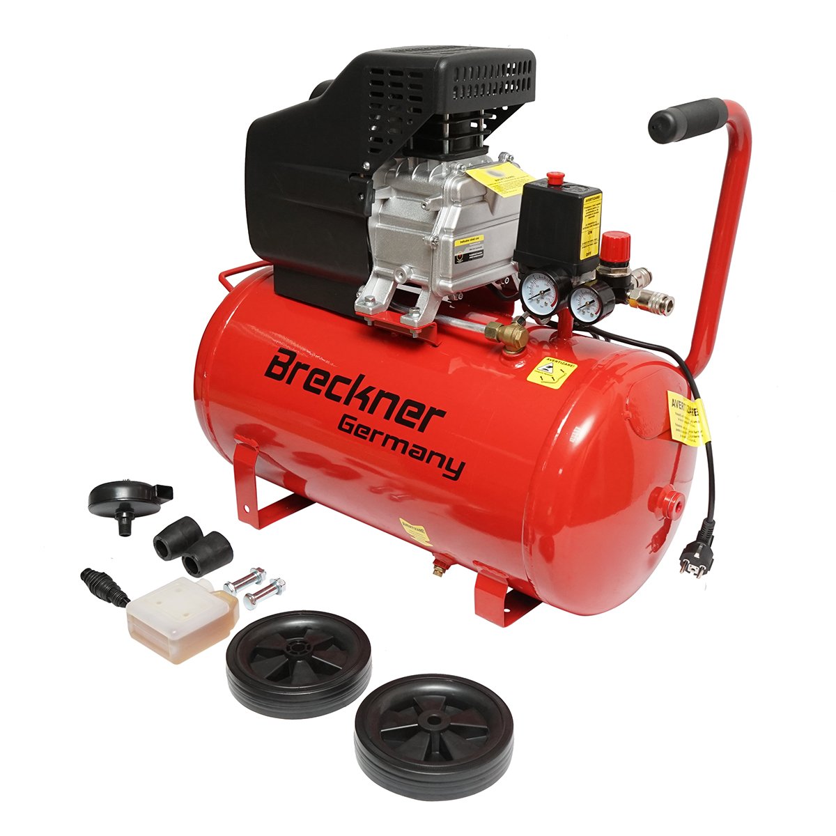 Compresor aer volum 50L putere 1.5kW/2CP presiune maxima 8 Bar, volum aer aspirat 184L Breckner Germany